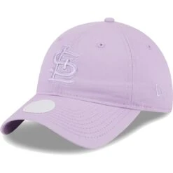 Women's St. Louis Cardinals New Era Lavender Tropic Core Classic 9TWENTY Adjustable Hat