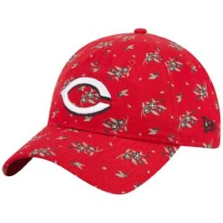 Women's Cincinnati Reds New Era Red Bloom 9TWENTY Adjustable Hat
