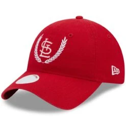 Women's St. Louis Cardinals New Era Red Leaves 9TWENTY Adjustable Hat
