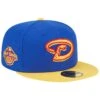 Men's Arizona Diamondbacks New Era Royal/Yellow Empire 59FIFTY Fitted Hat