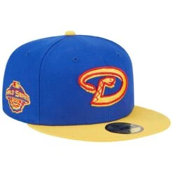 Men's Arizona Diamondbacks New Era Royal/Yellow Empire 59FIFTY Fitted Hat