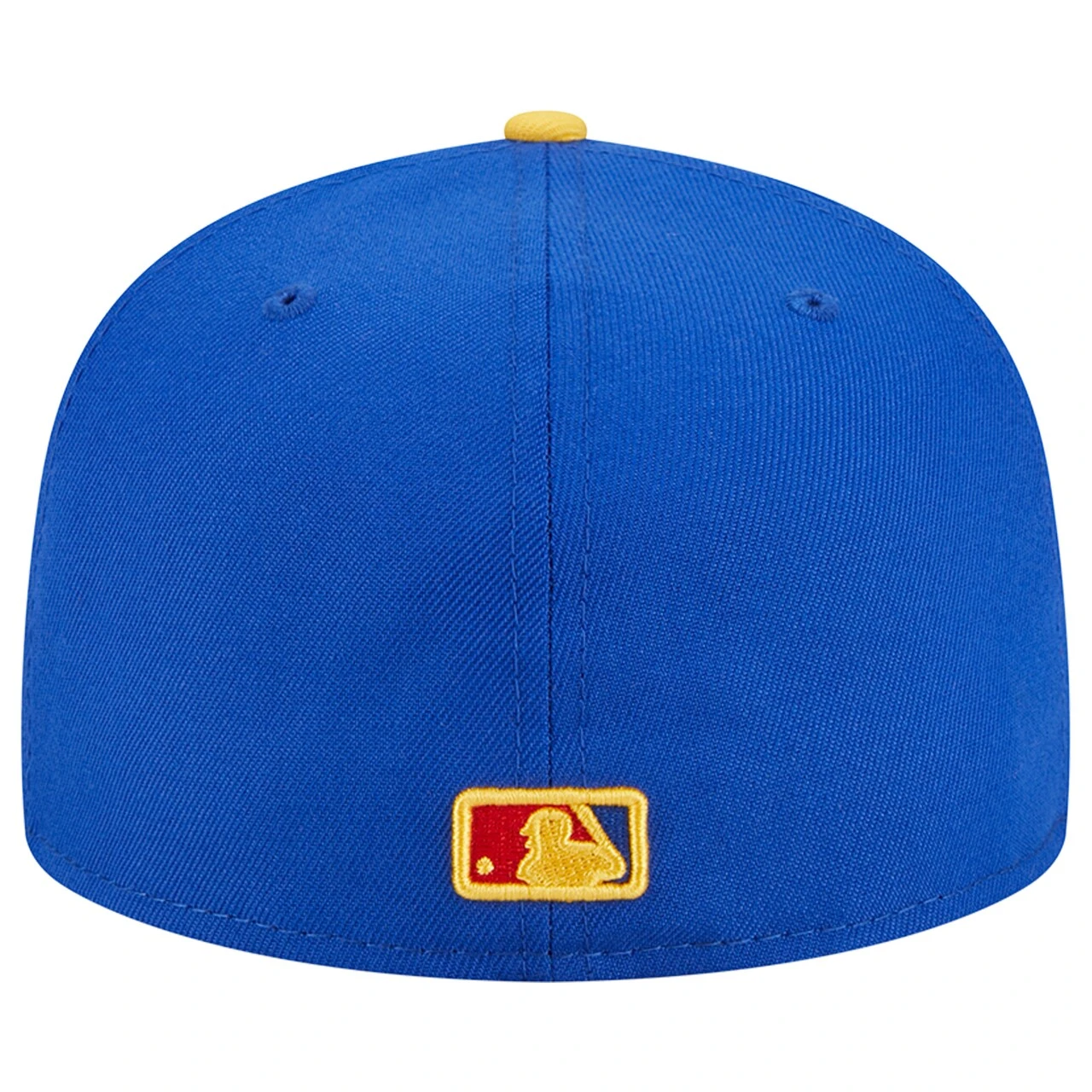 Men's Cincinnati Reds New Era Royal/Yellow Empire 59FIFTY Fitted Hat - Image 4