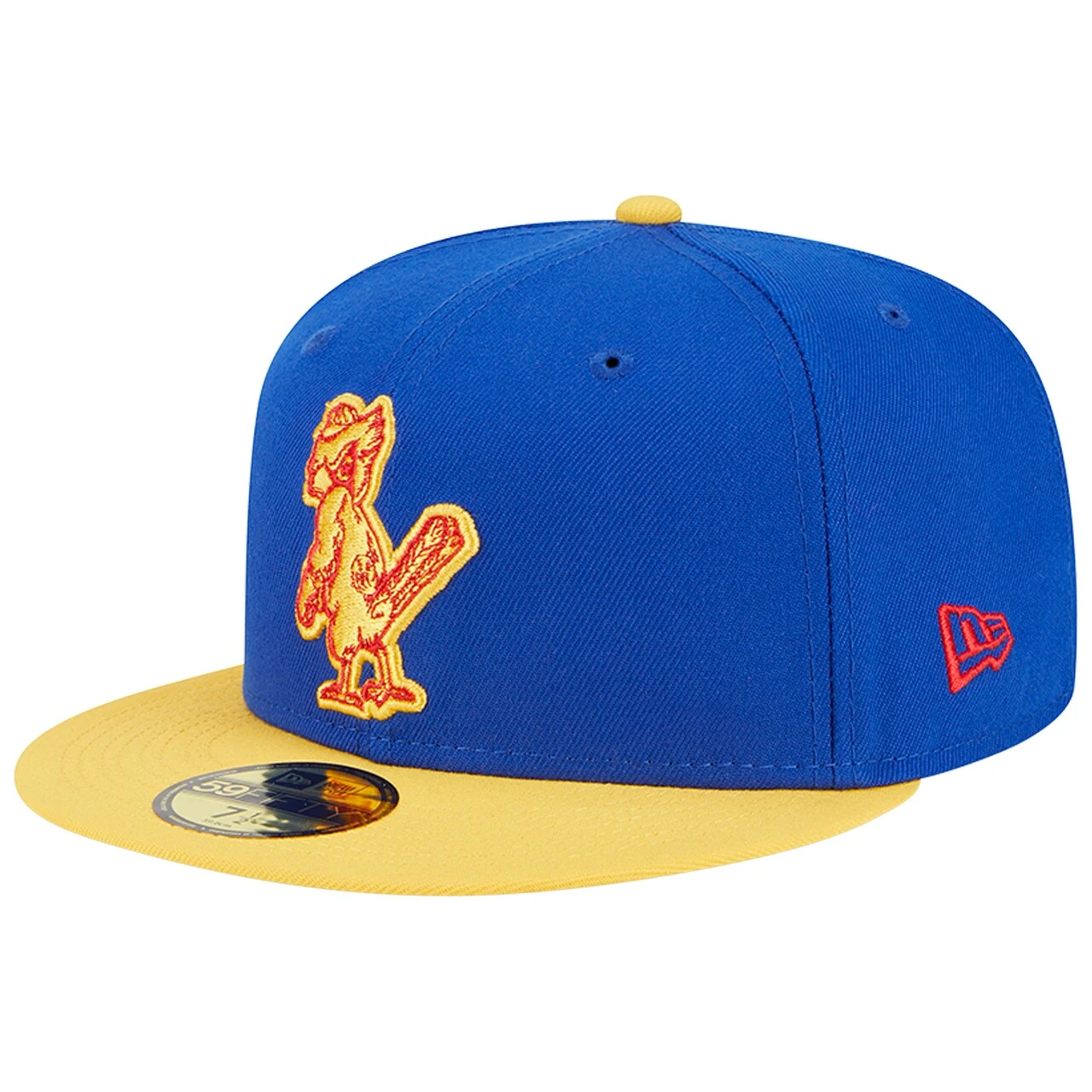 Men's St. Louis Cardinals New Era Royal/Yellow Empire 59FIFTY Fitted Hat - Image 3